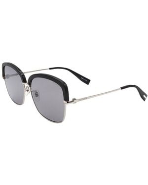 Trussardi Str220F 62Mm Sunglasses - Metallic