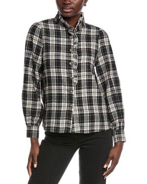 ANNA KAY Cherrie Gingham Chemise - Black