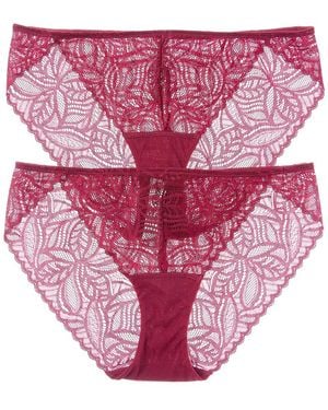 DKNY 2Pk Deco Lace Bikini - Pink