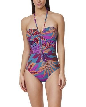 Gottex Bandeau One Piece - Purple