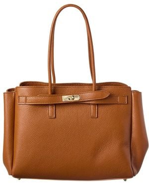 Isabella Rossetti Arden Leather Handbag - Brown