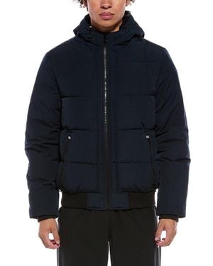 Nautica Mix-Quilted Bomber Jacket - Blue