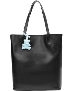 Tiffany & Fred Paris Smooth Leather Tote - Black