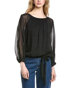 Vince Camuto Woven Blouse - Black