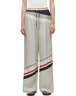 3.1 Phillip Lim Ny Liberty Silk Pajama Pant - Gray