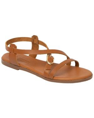 Menina Step Vera Leather Sandal - Brown