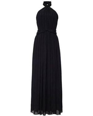 Adam Lippes Rabban Silk-blend Dress - Blue