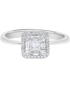 H.J. Namdar 14K 0.50 Ct. Tw. Diamond Cluster Ring - White