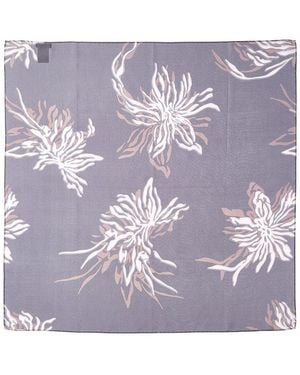 Brunello Cucinelli Silk Scarf - Purple