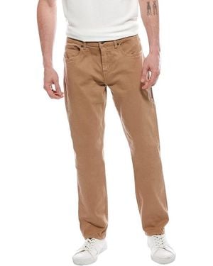 7 For All Mankind Slimmy Luxe Camel Slim Leg Jean - White