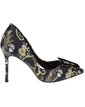 L'Agence Elea Pump Satin Pump - Black