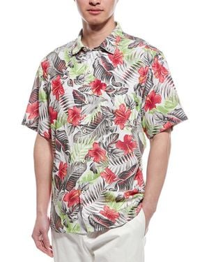 Tommy Bahama Coconut Point Hibiscus Shores Shirt - Red