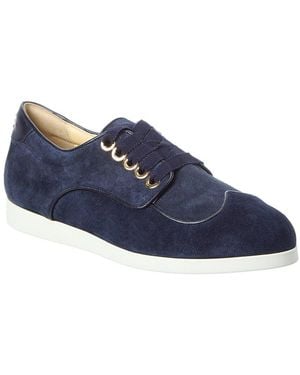Sarah Flint Suede Trainer - Blue