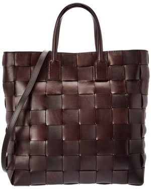 Dragon Diffusion Pino Leather Tote - Brown