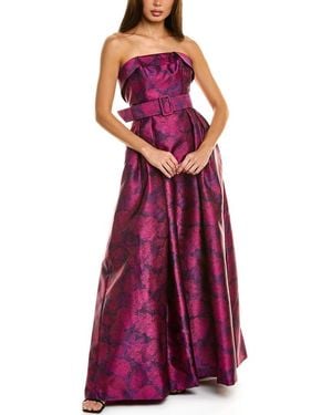 Sachin & Babi Brielle Gown - Purple