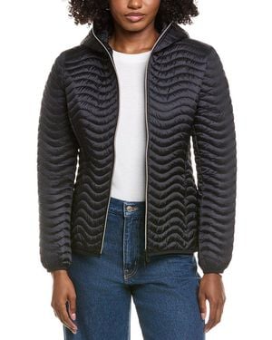 Save The Duck Jinnie Short Wave Quilt Jacket - Black