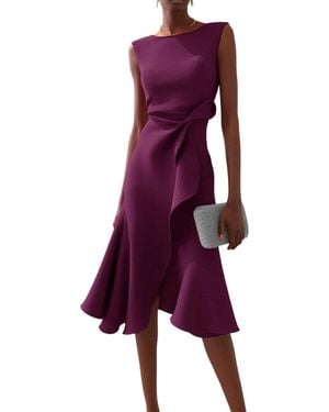 Kira Mone Sleeveless Midi Dress - Purple