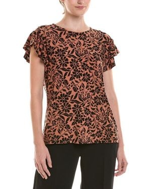 Jones New York Flutter Top - Red