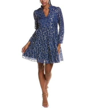 Sail To Sable Mini Dress - Blue