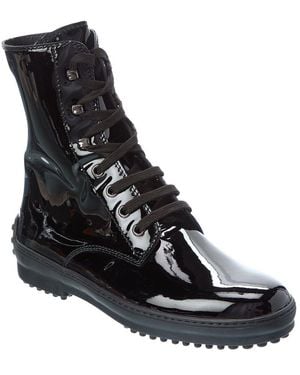 Tod's Patent Boot - Black
