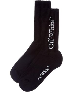 Off-White c/o Virgil Abloh Mid Bookish Sock - Black