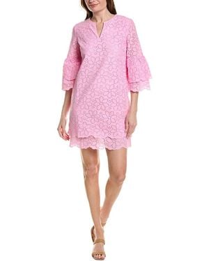 tyler boe Christa Eyelet Dress - Pink