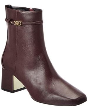 Dune Onsena Leather Boot - Brown