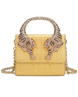 Tiffany & Fred Paris Leather Shoulder Bag - Metallic