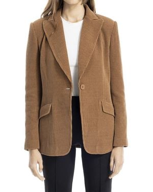 Max Studio Corduroy Blazer - Brown