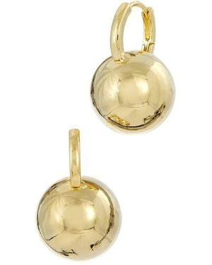 Savvy Cie 18K Plated Drop Earrings - Metallic