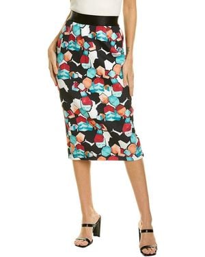 Gracia Printed Pencil Skirt - Green