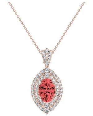 Lab Grown Diamonds 14K 3.25 Ct. Tw. Lab-Grown Diamond Fashion Pendants - White