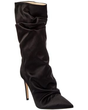 Prota Fiori Poppy Satin Boot - Black