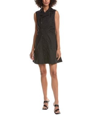 10 Crosby Derek Lam Satina Mini Dress - Black
