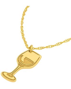 HAWLEY ST 14K Rope Necklace - Metallic