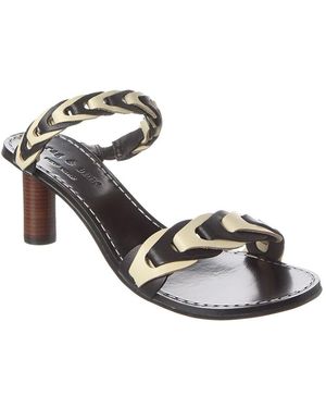 Rag & Bone Infinity Mid Leather Sandal - Metallic