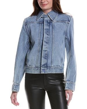 Christopher Esber Sculptured Corsage Denim Jacket - Blue