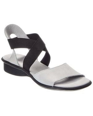 Arche Satia Leather Sandal - White