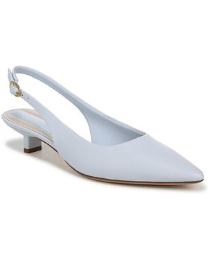 Franco Sarto Pura Leather Slingback - White