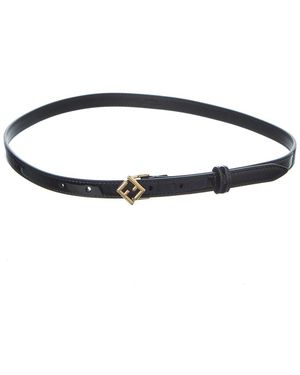Fendi Ff Diamonds Patent Belt - Blue