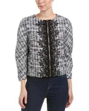 Moncler Bardain Silk-lined Jacket - Gray