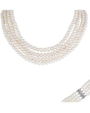 Splendid 5-6Mmmm Pearl Necklace - White