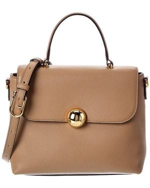 Furla Moonlight Leather Top Handle Bag - Brown