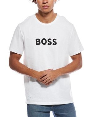 BOSS Logo T-shirt - White
