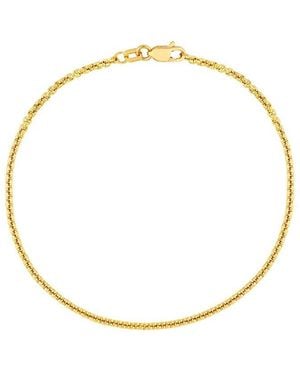 HAWLEY ST 14K Box Bracelet - Metallic