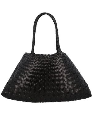 Dragon Diffusion Big Santa Croce Leather Shoulder Bag - Black