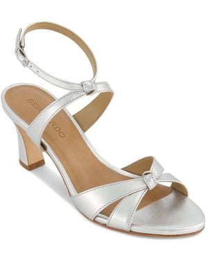 Bernardo Neera Leather Sandal - Metallic