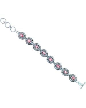 Samuel B. 18K 7.60 Ct. Tw. Garnet Bracelet - Metallic