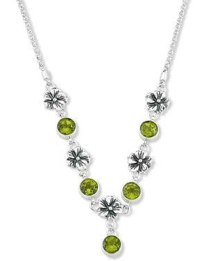 Samuel B. 2.04 Ct. Tw. Peridot Necklace - Metallic
