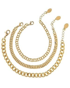 Rivka Friedman 18K Plated Stackable Bracelet - Metallic